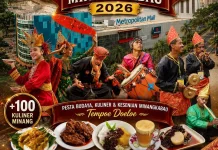 Festival Alek Gadang Minangkabau 2026 Meriahkan Metropolitan Mall Bekasi.