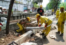 Bantaran Kali Sentiong Paseban Mulai Ditata usai Penertiban