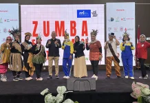 Zumba RRI Fest 2026 Diramaikan 100 Peserta dengan Kostum Unik