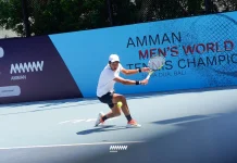 Nathan Barki maju Keperempat Final seri 4 Amman Mineral Men's World Tennis Champion