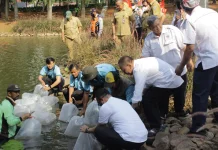RRI Jakarta dan Pemprov DKI Kolaborasi Tebar Benih Ikan