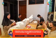 2.836 KK Kebon Kosong Terima Bantuan Beras 30 Kilogram