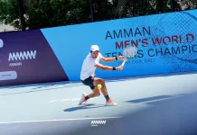 Nathan Barki Keperempat final seri 5 ITF World Tennis Tour M-15, Amman Mineral Men's