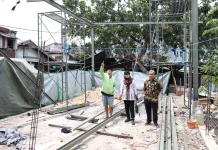 Penataan Bantaran Kali Sentiong Kramat Lontar Dilanjutkan