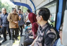 Halte Universitas Pancasila Kembali Beroperasi