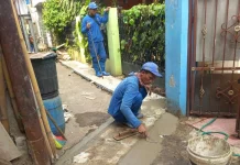 Normalisasi Saluran Air di Cempaka Putih Ditargetkan Rampung Pekan Depan