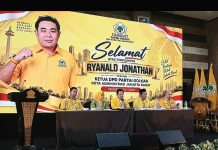 Terpilih Aklamasi, Ryanald Jonathan Resmi Ketua DPD Partai Golkar Jakarta Barat