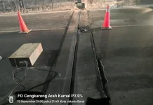 Dinas Bina Marga Perbaiki Sambungan Ekspansi Flyover Cengkareng Jakbar