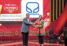 Berkat Infrastruktur, Brantas Abipraya Raih Prominent Awards 2026