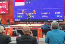 Lifter Rahmat Erwin Abdullah Raih Medali Emas Asian Games Jepang 2026