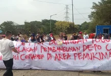 Warga Rorotan, Tolak Pembangunan Depo Kontainer di Wilayahnya
