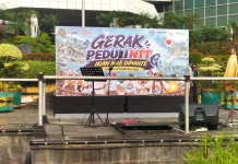 FOKBI Gelar Aksi Peduli NTT melalui Donasi dan Senam Bersama