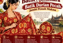 Mengenal Motif Batik Nusantara: Batik Durian Pecah Jambi Penuh Makna
