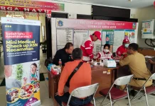 PMI Jakpus Gelar Mini MCU Gratis di Kantor Camat Sawah Besar