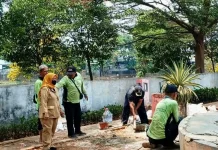 Sudin Tamhut Jakbar, Perbaiki Fasilitas RPTRA Pedongkelan yang Rusak dan Hilang