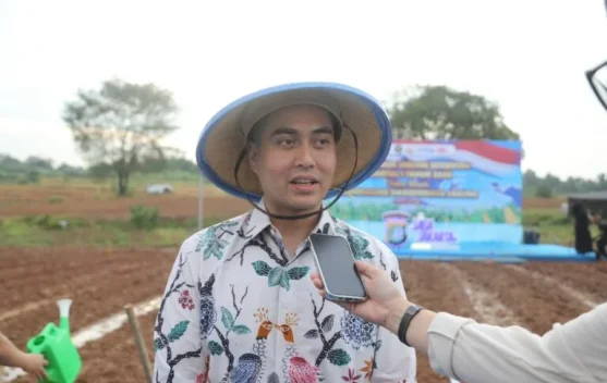 Dukung Ketahanan Pangan, Wibi Andrino Hadiri Tanam Jagung Serentak
