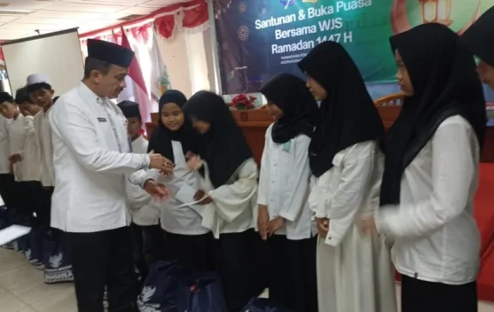 'Dapur Jurnalis WJS' Santuni Anak Yatim di Jaksel