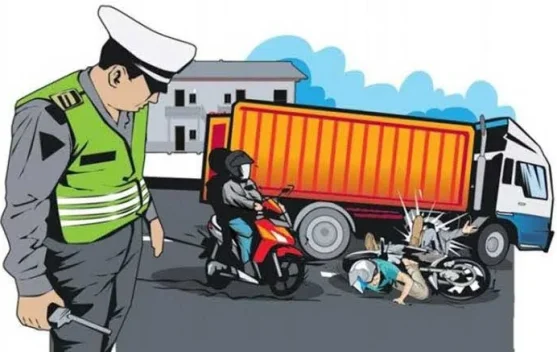 Pemotor Tertabrak Truk di Kalideres, Satu Penumpang Meninggal