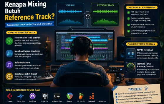 Tips Audio: Lagu Referensi Bantu Proses Mixing Lebih Presisi