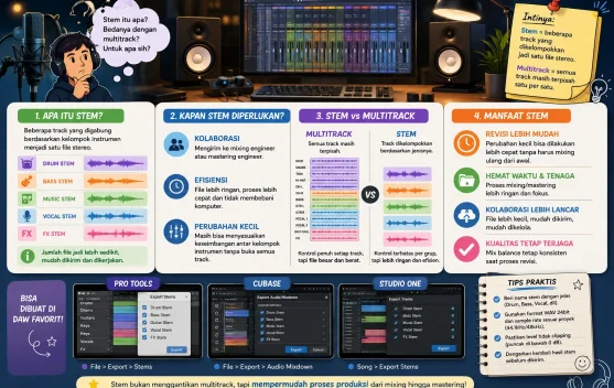 Tips Audio: Stem Audio, Sebenarnya Apa Itu?