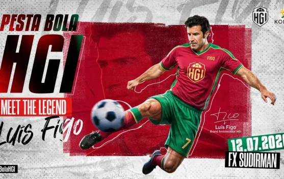 Luis Figo Meriahkan Pesta Bola HGI, Ajang Olahraga Profesional dan Rekreasional