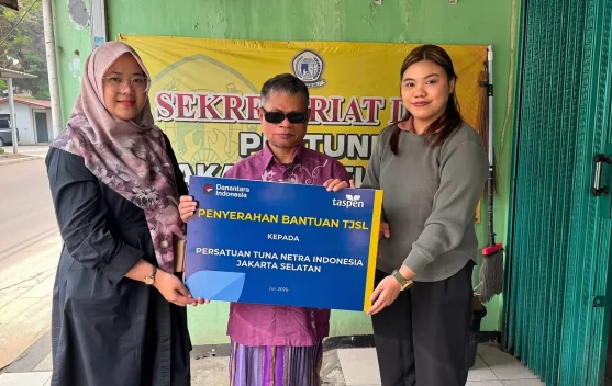 TASPEN JAKARTA I Salurkan Bantuan TJSL untuk Revitalisasi Klinik Usaha Tuna Netra