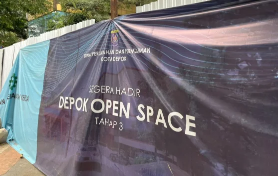 Open Space Depok Direnovasi untuk Tingkatkan Kenyamanan Warga