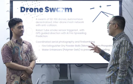 Siswa Tangsel Ciptakan Robot Gambut Pendeteksi Titik Kebakaran di Bawah Tanah
