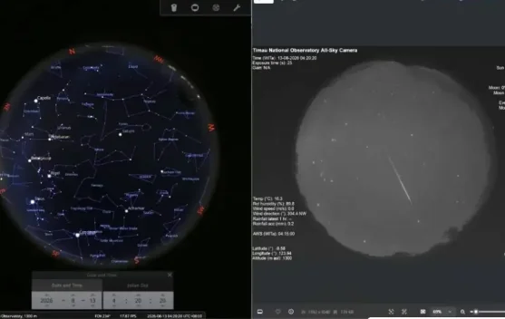 Hujan Meteor Perseid Terekam Observatorium Timau, BRIN Berikan Penjelasan