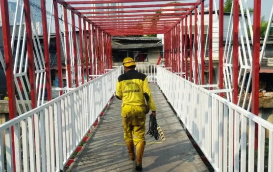 JPO Kali Sekretaris Duri Kepa, Rampung Diperbaiki