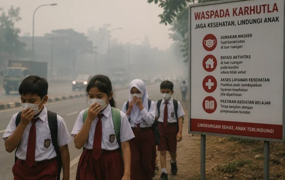 Karhutla Uji Kesiapan Negara Lindungi Anak