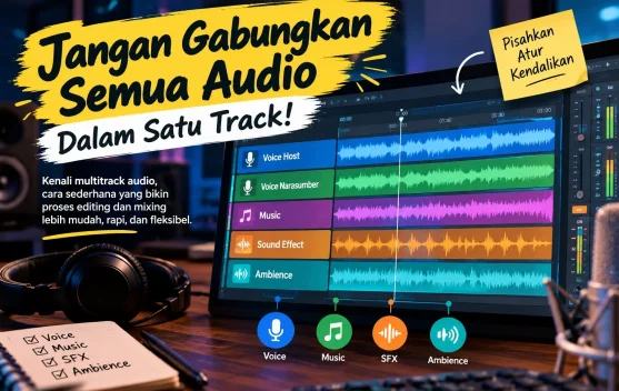 Kenapa Audio Profesional Selalu Pakai Multitrack?
