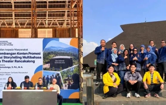 PNJ Latih Pengelola Wisata Geo Theater Rancakalong Storytelling Multibahasa