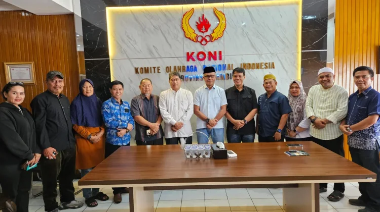 Ketum KONI Jambi Terima Audiensi Pengprov Forki Jambi