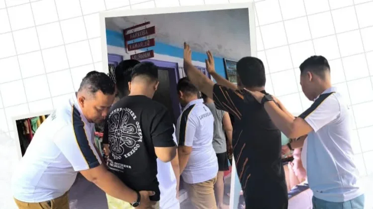 Lapas Sarolangun Gelar  Penggeledahan Blok Hunian Warga Binaan