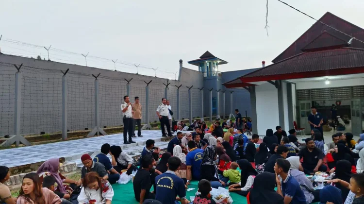Lapas Muara Bungo Gelar Buka Bersama WBP dan Keluarga, Penuh Kebersamaan