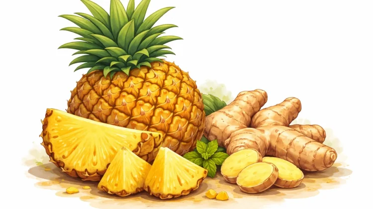Nanas dan Jahe, Kombinasi Alami untuk Redakan Batuk