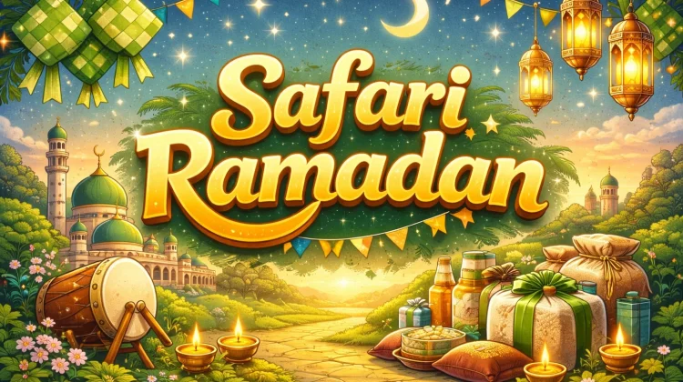 Safari Ramadan Tanjab Barat Salurkan Bantuan di Muara Papalik