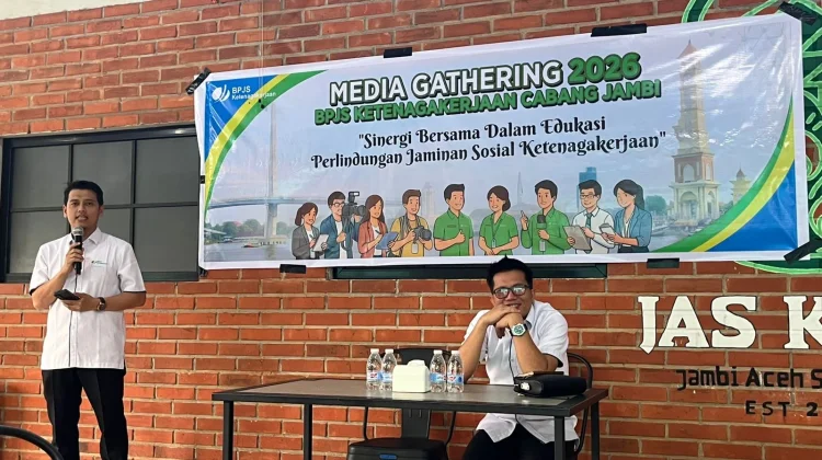 BPJS Ketenagakerjaan Jambi Gelar Media Gathering 2026 Bersama Insan Pers