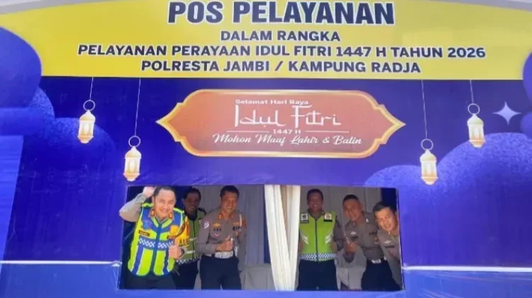 Polresta Jambi Dirikan Delapan Posko untuk Pengamanan Mudik Lebaran