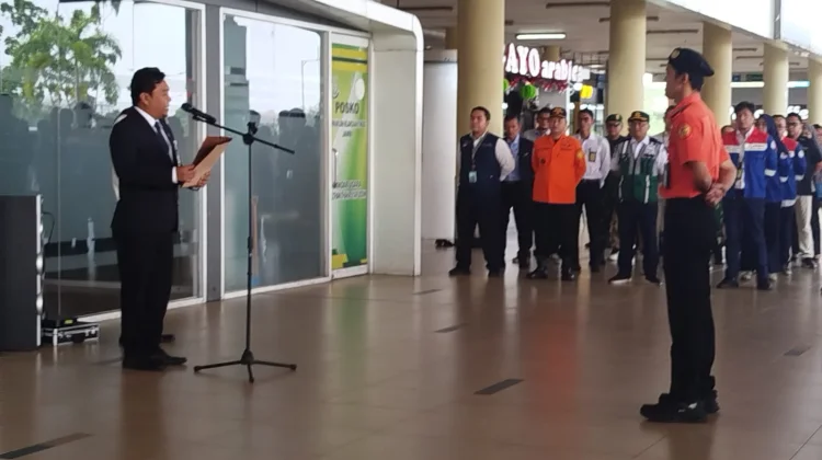 Posko Angkutan Lebaran 2026 di Bandara Sultan Thaha Resmi di Tutup