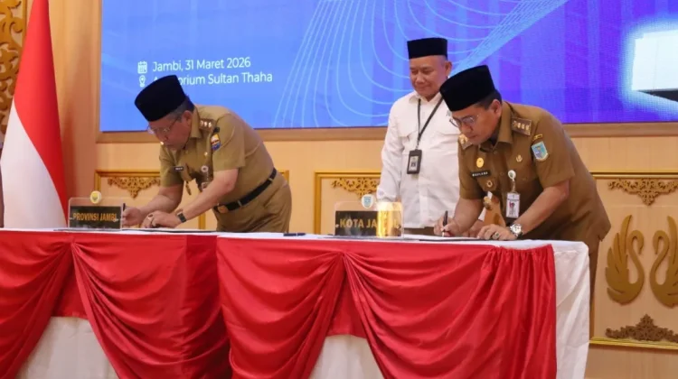 Seluruh Pemda se-Provinsi Jambi Serahkan LKPD Tahun 2025 Unaudited kepada BPK