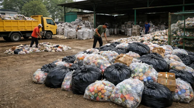 Pasca Lebaran Penumpukan Sampah Terjadi di TPS 3R