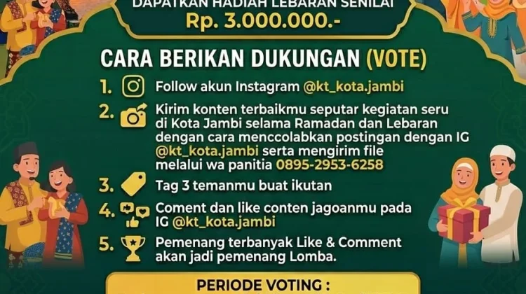 Karang Taruna Kota Jambi Gelar Lomba Konten Kreatif