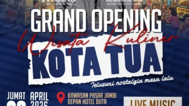 Pemkot Jambi Gelar Wisata Kuliner Kota Tua