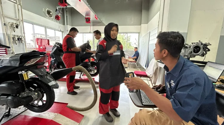 Yamaha Jambi Gelar Uji Kompetensi Keahlian Diikuti 20 Siswa SMKN 6 Tebo