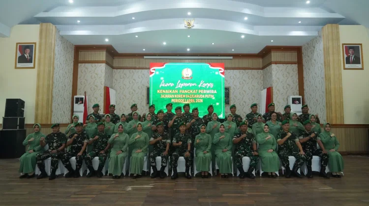 Danrem 042/Gapu Tegaskan Kenaikan Pangkat Perwira Bukan Sekedar Formalitas