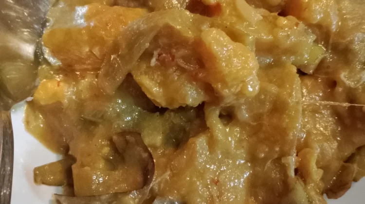 Gulai Pisang Muda Kriuk Kulitnya Lumer Dilidah