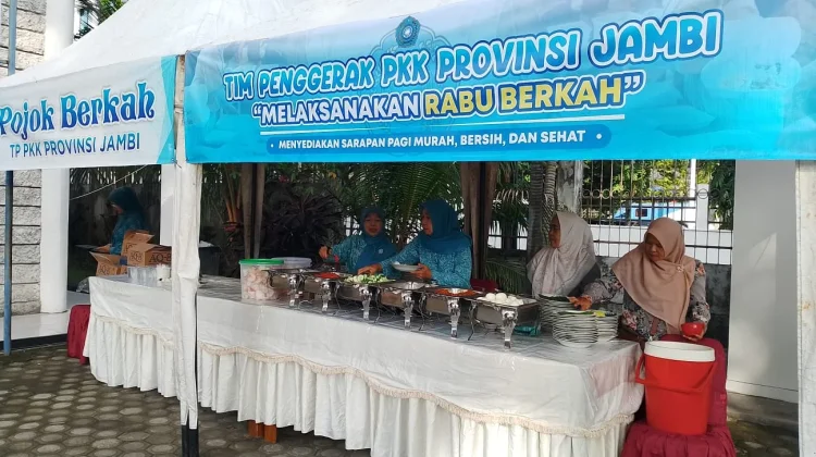 Pojok Berkah TP-PKK Provinsi Jambi Hadir di Hari Rabu