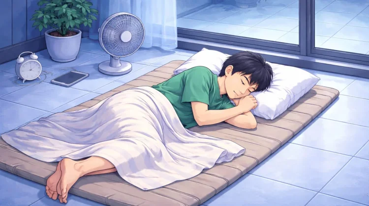 Perlu di Perhatikan Tidur di Lantai Keramik yang Sejuk